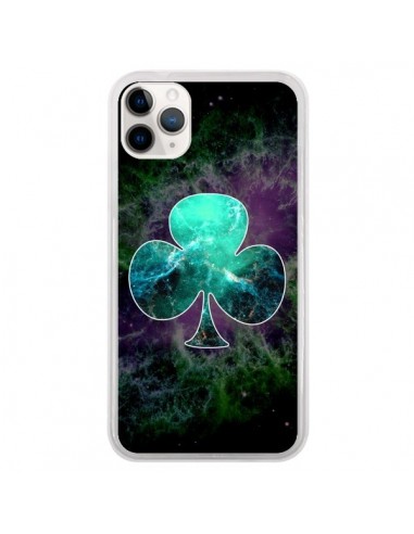 Coque iPhone 11 Pro Nebula Club Trèfle Galaxie - Jonathan Perez