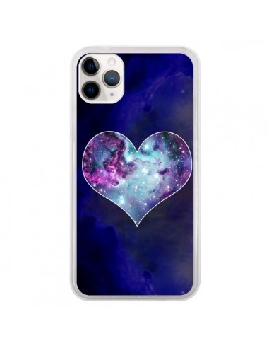 Coque iPhone 11 Pro Nebula Heart Coeur Galaxie - Jonathan Perez