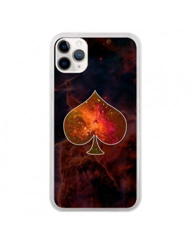 Coque iPhone 11 Pro Nebula Spade Pique Galaxie - Jonathan Perez