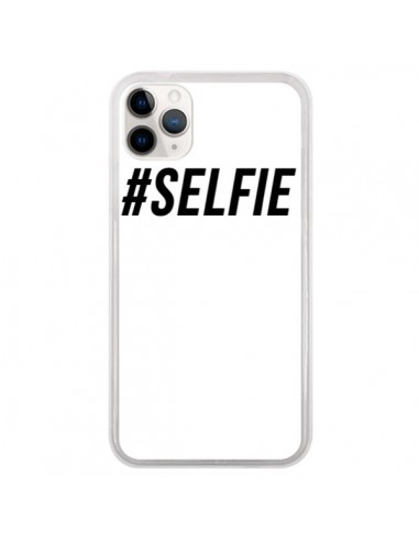 Coque iPhone 11 Pro Hashtag Selfie Noir Vertical - Jonathan Perez