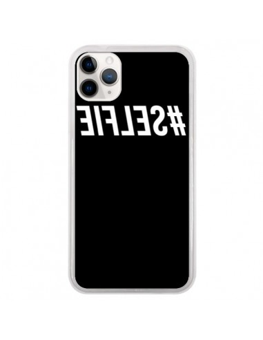 Coque iPhone 11 Pro Hashtag Selfie Blanc Inversé - Jonathan Perez