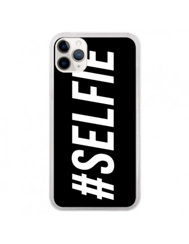 Coque iPhone 11 Pro Hashtag Selfie Noir Horizontal - Jonathan Perez