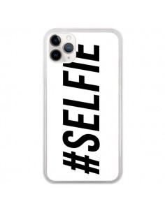 Coque iPhone 11 Pro Hashtag Selfie Blanc Horizontal -...