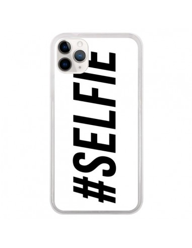 Coque iPhone 11 Pro Hashtag Selfie Blanc Horizontal - Jonathan Perez