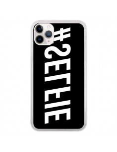 Coque iPhone 11 Pro Hashtag Selfie Blanc Inversé...