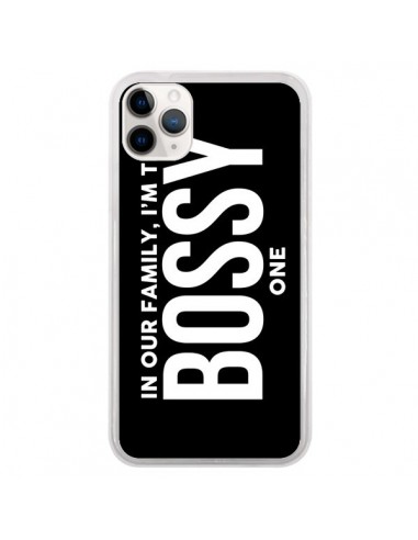 Coque iPhone 11 Pro In our family i'm the Bossy one - Jonathan Perez