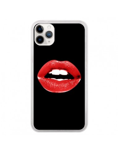 Coque iPhone 11 Pro Lèvres Rouges - Jonathan Perez