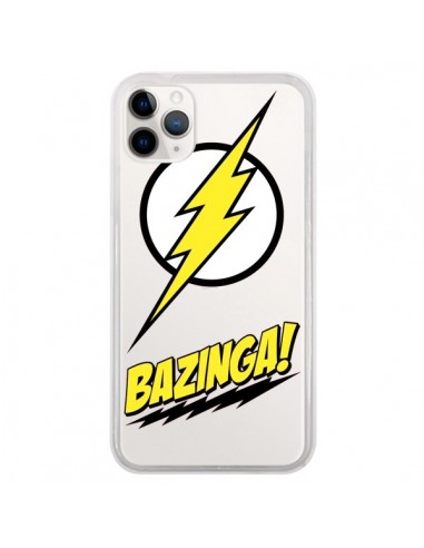 Coque iPhone 11 Pro Bazinga Sheldon The Big Bang Thoery Transparente - Jonathan Perez