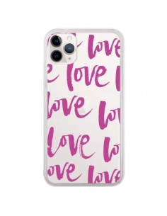Coque iPhone 11 Pro Love Love Love Amour Transparente -...