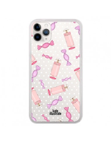 Coque iPhone 11 Pro Candy Bonbons Transparente - kateillustrate