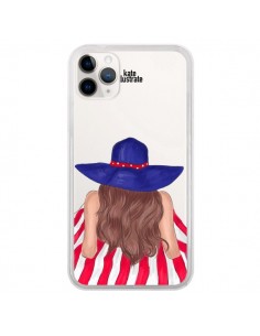 Coque iPhone 11 Pro Beah Girl Fille Plage Transparente -...