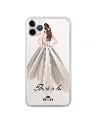 Coque iPhone 11 Pro Bride To Be Mariée Mariage Transparente - kateillustrate