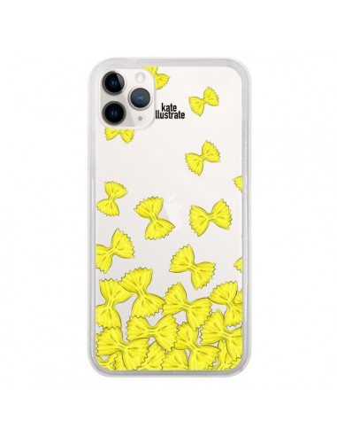 Coque iPhone 11 Pro Italian Pasta Pates Italiennes Transparente - kateillustrate