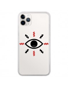 Coque iPhone 11 Pro Eye I See You Oeil Transparente -...