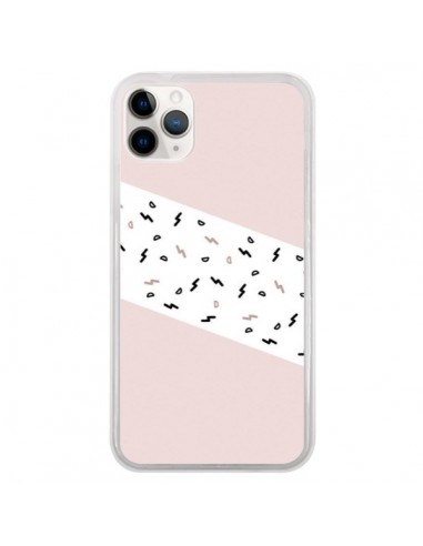 Coque iPhone 11 Pro Festive Pattern Rose - Koura-Rosy Kane