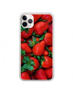 Coque iPhone 11 Pro Fraise Strawberry Fruit - Laetitia