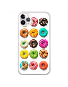 Coque iPhone 11 Pro Donuts Multicolore Chocolat Vanille -...