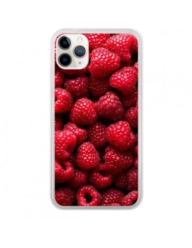 Coque iPhone 11 Pro Framboise Raspberry Fruit - Laetitia