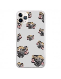 Coque iPhone 11 Pro Appareil photo vintage Rose - Laetitia
