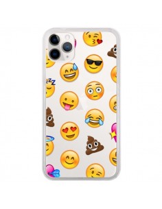 Coque iPhone 11 Pro Emoticone Emoji Transparente - Laetitia