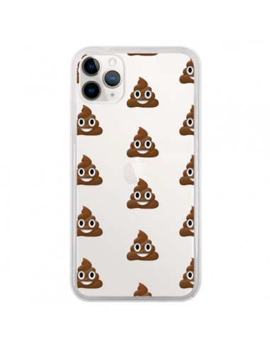 Coque iPhone 11 Pro Shit Poop Emoticone Emoji Transparente - Laetitia
