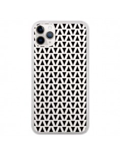 Coque iPhone 11 Pro Triangles Romi Azteque Noir...
