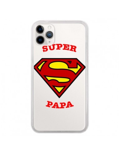 Coque iPhone 11 Pro Super Papa Transparente - Laetitia