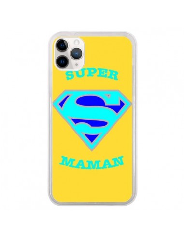 Coque iPhone 11 Pro Super Maman Superman - Laetitia