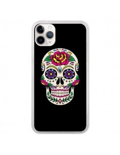 Coque iPhone 11 Pro Tête de Mort Mexicaine Multicolore...