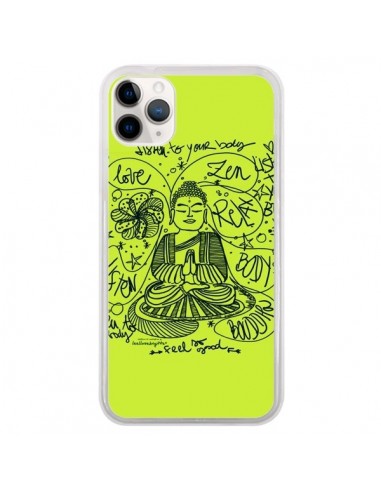 Coque iPhone 11 Pro Buddha Listen to your body Love Zen Relax - Leellouebrigitte