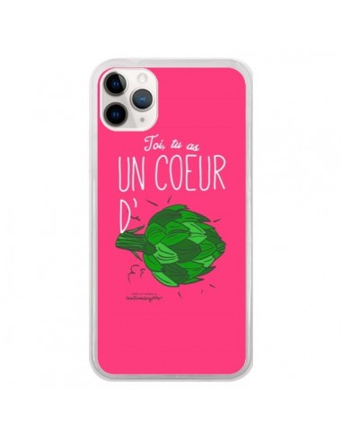 Coque iPhone 11 Pro Toi tu as un coeur d'artichaut - Leellouebrigitte