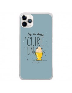 Coque iPhone 11 Pro Va te faire cuir un oeuf gris -...
