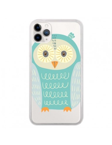 Coque iPhone 11 Pro Hibou Owl Transparente - Petit Griffin