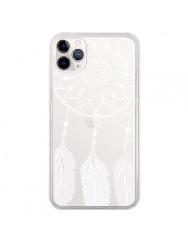 Coque iPhone 11 Pro Attrape Rêves Blanc Dreamcatcher Transparente - Petit Griffin