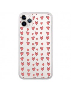 Coque iPhone 11 Pro Coeurs Heart Love Amour Rouge...