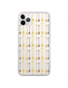 Coque iPhone 11 Pro Fleche Arrow Transparente - Petit...