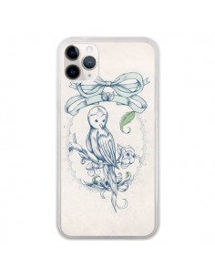 Coque iPhone 11 Pro Bird Oiseau Mignon Vintage - Lassana