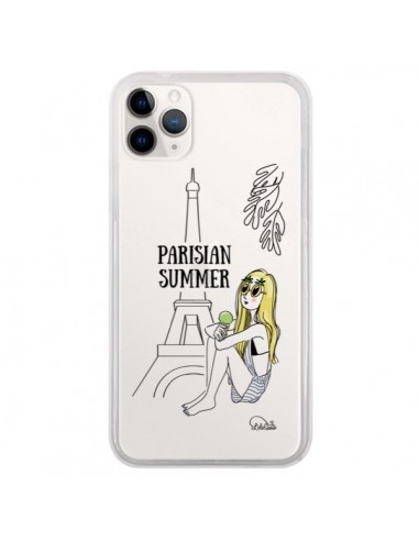 Coque iPhone 11 Pro Parisian Summer Ete Parisien Transparente - Lolo Santo