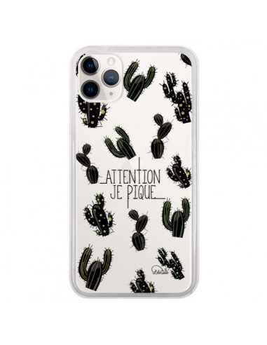 Coque iPhone 11 Pro Cactus Je Pique Transparente - Lolo Santo