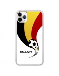 Coque iPhone 11 Pro Equipe Belgique Belgium Football -...