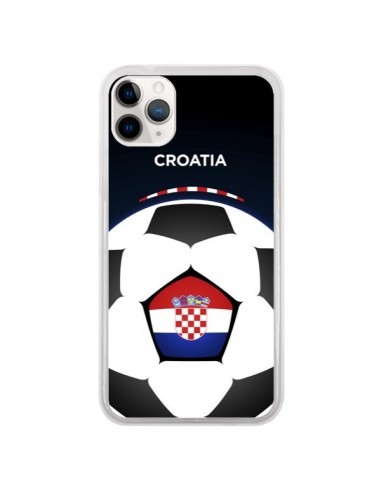 Coque iPhone 11 Pro Croatie Ballon Football - Madotta