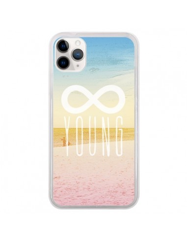 Coque iPhone 11 Pro Forever Young Plage - Mary Nesrala