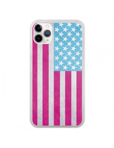 Coque iPhone 11 Pro Drapeau USA Vintage - Mary Nesrala