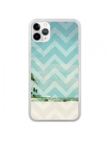 Coque iPhone 11 Pro Chevron Beach Dreams Triangle Azteque - Mary Nesrala