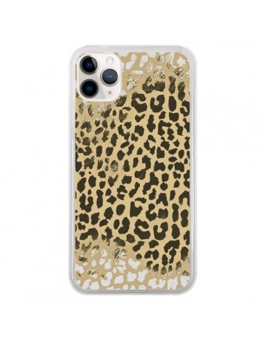 Coque iPhone 11 Pro Leopard Golden Or Doré - Mary Nesrala