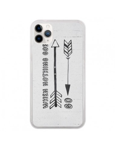 Coque iPhone 11 Pro When nothing goes right - Mary Nesrala