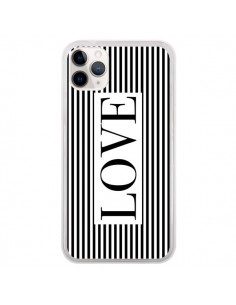 Coque iPhone 11 Pro Love Noir et Blanc - Mary Nesrala
