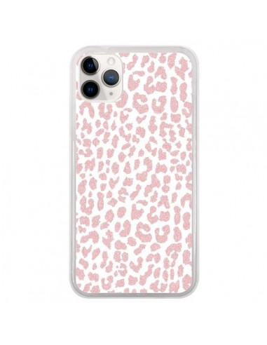 Coque iPhone 11 Pro Leopard Rose Corail - Mary Nesrala