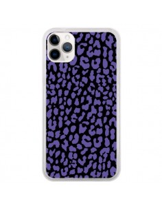 Coque iPhone 11 Pro Leopard Violet - Mary Nesrala