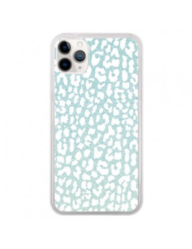 Coque iPhone 11 Pro Leopard Winter Mint - Mary Nesrala